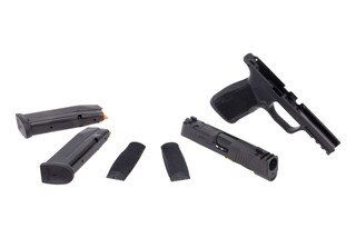 Sig Sauer P365-XMACRO COMP 9mm Caliber X-Change Kit includes two 17rd magazines.